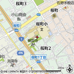 若宮白鳥神社周辺の地図