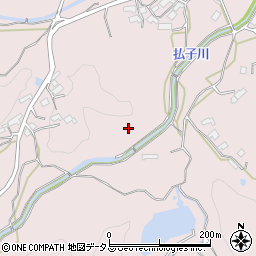 仏子川周辺の地図