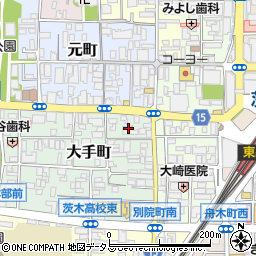 大阪府茨木市大手町1 24の地図 住所一覧検索 地図マピオン