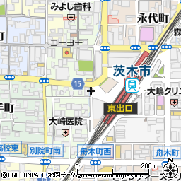 茨木警察署永代町交番周辺の地図