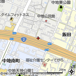 兵庫県姫路市中地44周辺の地図
