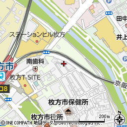 ザ・サンラウンジ枚方店周辺の地図