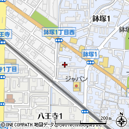 大阪府池田市鉢塚1丁目10-18周辺の地図