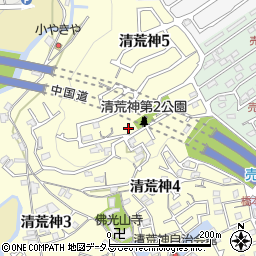 宝塚東トンネル周辺の地図