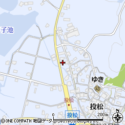 兵庫県加古川市志方町投松271-4周辺の地図