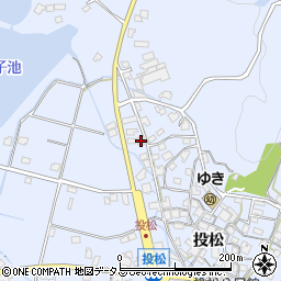 兵庫県加古川市志方町投松249周辺の地図