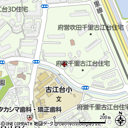 大阪府吹田市古江台4丁目1-B-18周辺の地図