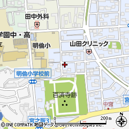 大阪府枚方市中宮西之町9-5周辺の地図