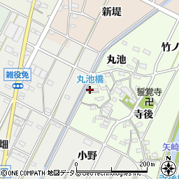 愛知県西尾市吉良町酒井丸池40周辺の地図