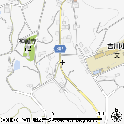 岡山県加賀郡吉備中央町吉川1114周辺の地図