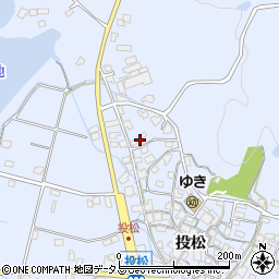 兵庫県加古川市志方町投松251周辺の地図