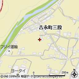 岡山県備前市吉永町三股周辺の地図
