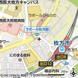 日本生命保険枚方市駅前ビル周辺の地図