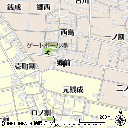 愛知県西尾市一色町養ケ島郷前周辺の地図