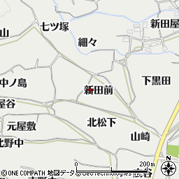 愛知県豊橋市石巻本町新田前周辺の地図