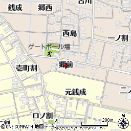 愛知県西尾市一色町養ケ島（郷前）周辺の地図