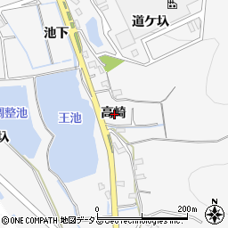 愛知県西尾市吉良町友国高崎周辺の地図