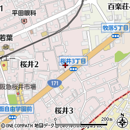 喜多コーポＢ棟周辺の地図