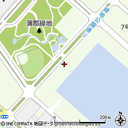 緑地公園通り周辺の地図