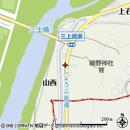 愛知県豊川市三上町山西周辺の地図