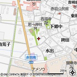 愛知県西尾市一色町赤羽下郷中109周辺の地図