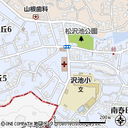 茨木市立沢池老人デイサービスセンター周辺の地図