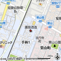 灘菊酒造株式会社周辺の地図