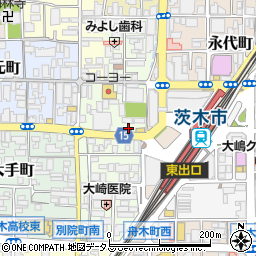 カギの救急車阪急茨木駅前周辺の地図