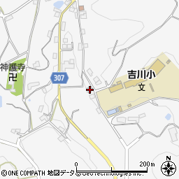 岡山県加賀郡吉備中央町吉川843周辺の地図