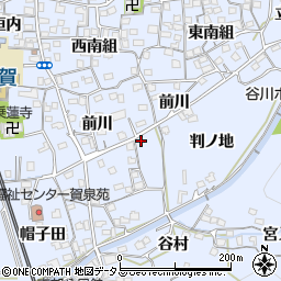 京都府綴喜郡井手町多賀下川2-2周辺の地図