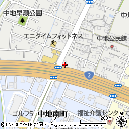 兵庫県姫路市中地184周辺の地図