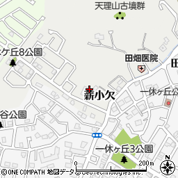 京都府京田辺市薪小欠周辺の地図