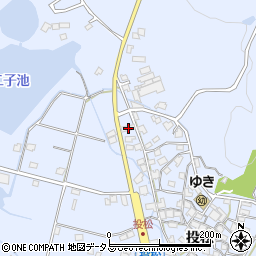 兵庫県加古川市志方町投松278周辺の地図