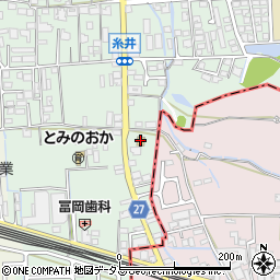 セブンイレブン兵庫太子糸井店周辺の地図
