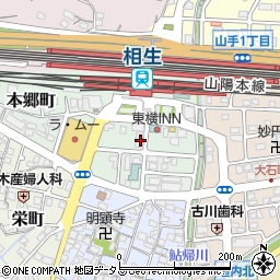 岡村ゼミナール　相生駅前校周辺の地図