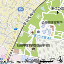 大阪府枚方市王仁公園3-3周辺の地図