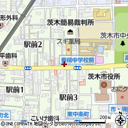 商店会寺子屋茨木童子周辺の地図