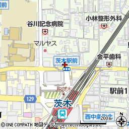 ゴールフリーＪＲ茨木教室周辺の地図