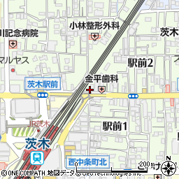 大阪府茨木市駅前2丁目1 27の地図 住所一覧検索 地図マピオン