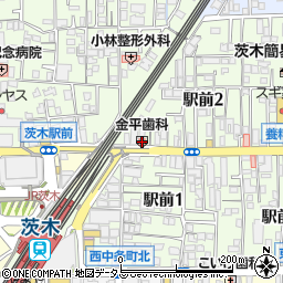 金平歯科医院周辺の地図