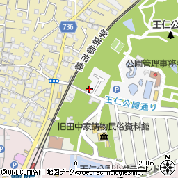 大阪府枚方市王仁公園3-19周辺の地図