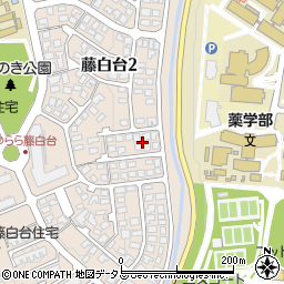 大阪府吹田市藤白台2丁目7周辺の地図