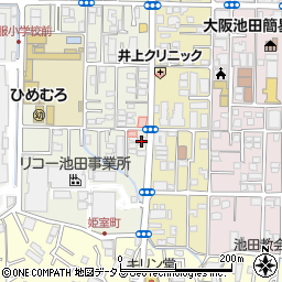 ほっともっと姫室町店周辺の地図