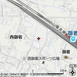 兵庫県姫路市御国野町西御着459周辺の地図