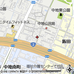 兵庫県姫路市中地200周辺の地図