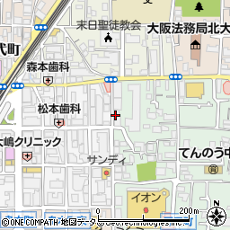 眼鏡市場茨木東店周辺の地図