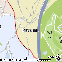 愛知県知多郡武豊町冨貴権兵衛新田周辺の地図