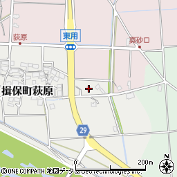 兵庫県たつの市揖保町萩原289周辺の地図
