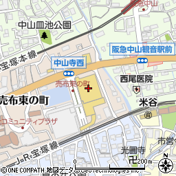 ウィルド体操クラブ宝塚周辺の地図