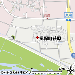 兵庫県たつの市揖保町萩原23周辺の地図